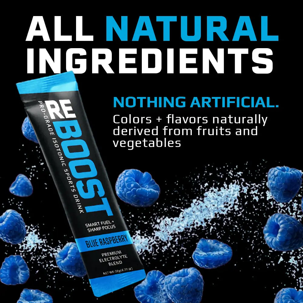 REBOOST Blue Raspberry Electrolyte Powder