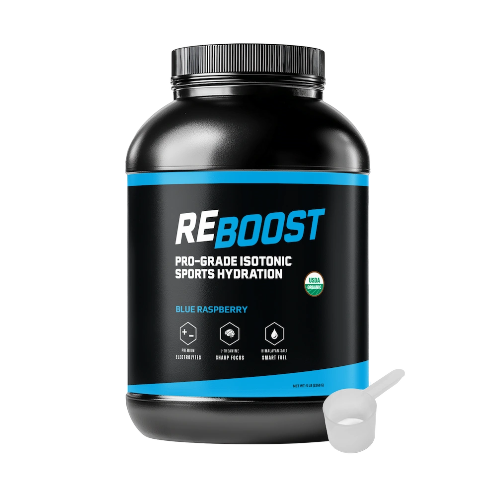 REBOOST blue raspberry sports hydration 5lb container