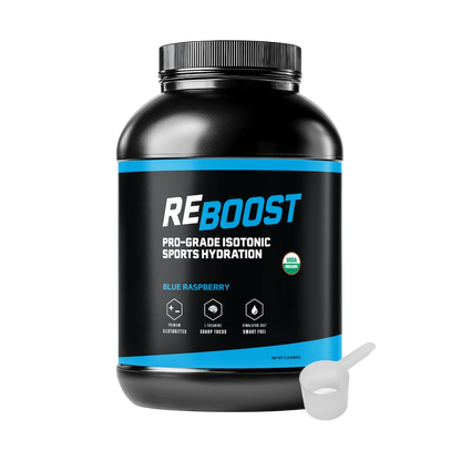 REBOOST blue raspberry sports hydration 5lb container