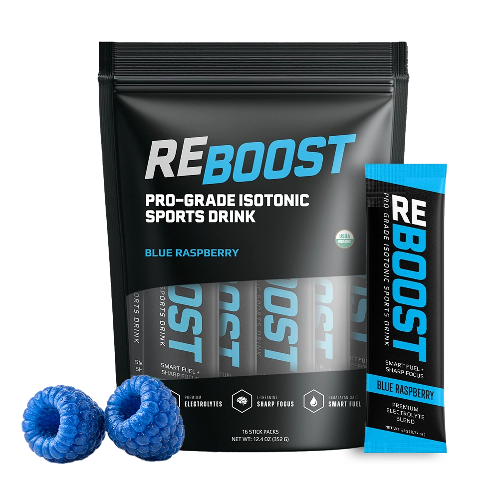 REBOOST Blue Raspberry Electrolyte Powder